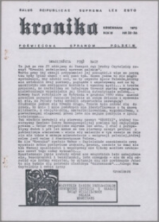 Kronika Poświęcona Sprawom Polskim 1973, R. 3 nr 25/26