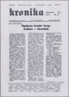 Kronika Poświęcona Sprawom Polskim 1973, R. 3 nr 32