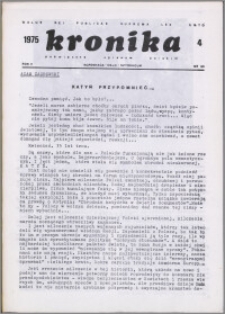 Kronika Poświęcona Sprawom Polskim 1975, R. 5 nr 4 (50)