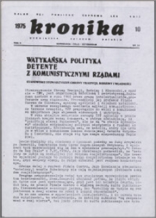 Kronika Poświęcona Sprawom Polskim 1975, R. 5 nr 10 (56)