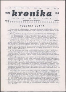 Kronika Poświęcona Sprawom Polskim 1978, R. 8 nr 3/4 (85/86)