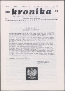 Kronika Poświęcona Sprawom Polskim 1980, R. 10 nr 7/8 (113/114)