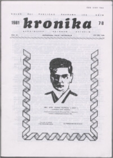 Kronika Poświęcona Sprawom Polskim 1981, R. 11 nr 7/8 (125/126)