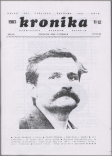 Kronika Poświęcona Sprawom Polskim 1983, R. 13 nr 11/12 (153/154)