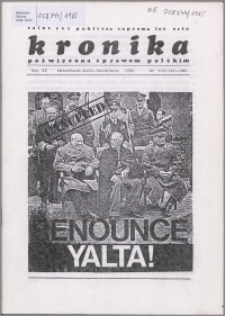 Kronika Poświęcona Sprawom Polskim 1985, R. 15 nr 1/2 (167/168)