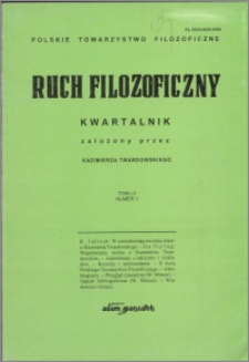 Ruch Filozoficzny 1998, T. 55 nr 1