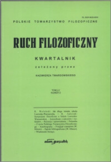 Ruch Filozoficzny 1998, T. 55 nr 2