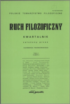 Ruch Filozoficzny 1998, T. 55 nr 4