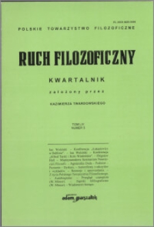 Ruch Filozoficzny 1997, T. 54 nr 3