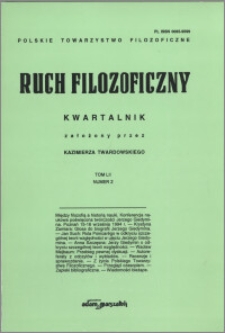 Ruch Filozoficzny 1995, T. 52 nr 2