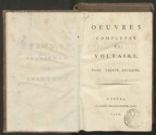 Oeuvres Completes De Voltaire. T. 32, Philosophie Generale : Metaphysique, Morale Et Theologie. T. 1