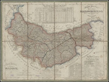 Mappa jeneralna wojewodztwa mazowieckiego