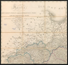Karte von dem Königreich Pohlen, Gross-Herzogthum Posen und den angrenzenden Staaten in IV Sectionen