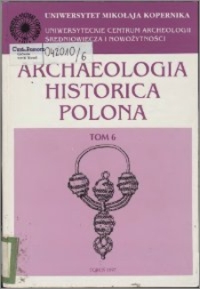 Studia z archeologii, historii i geografii historycznej