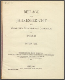 Die Entwicklung des öffentlichen Schulwesens der alten Provinzen des preuszischen Staates von 1816 bis 1901 : statistische und andere Notizen