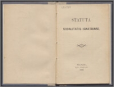 Statuta Sodalitatis Ignatianae