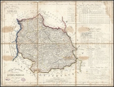 Mappa jeneralna wojewodztwa lubelskiego = Carte generale du Palatinat de Lublin