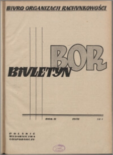 Biuletyn BOR 1951, R. 2 nr 2