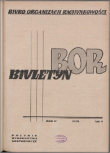 Biuletyn BOR 1951, R. 2 nr 4