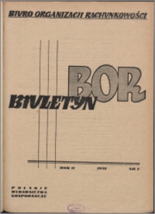 Biuletyn BOR 1951, R. 2 nr 7