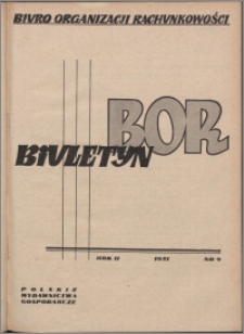 Biuletyn BOR 1951, R. 2 nr 9