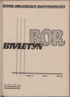 Biuletyn BOR 1951, R. 2 nr 10