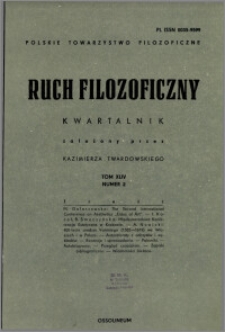 Ruch Filozoficzny 1987, T. 44 nr 2