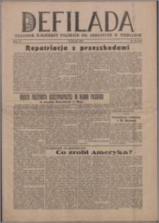 Defilada : tygodnik żołnierzy Polskich Sił Zbrojnych w Niemczech 1947, R. 4 nr 19