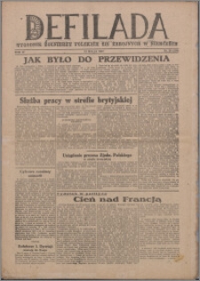 Defilada : tygodnik żołnierzy Polskich Sił Zbrojnych w Niemczech 1947, R. 4 nr 20