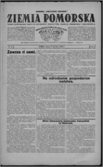 Ziemia Pomorska : pismo poświęcone obronie interesów rolnictwa, handlu, przemysłu i rękodzieła 1926.01.09, R. 2, nr 4