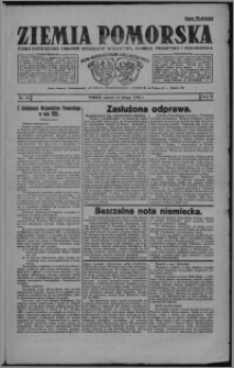 Ziemia Pomorska : pismo poświęcone obronie interesów rolnictwa, handlu, przemysłu i rękodzieła 1926.02.13, R. 2, nr 19