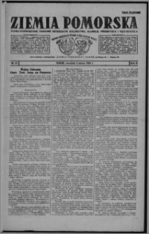 Ziemia Pomorska : pismo poświęcone obronie interesów rolnictwa, handlu, przemysłu i rękodzieła 1926.03.04, R. 2, nr 27