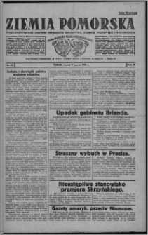 Ziemia Pomorska : pismo poświęcone obronie interesów rolnictwa, handlu, przemysłu i rękodzieła 1926.03.09, R. 2, nr 29