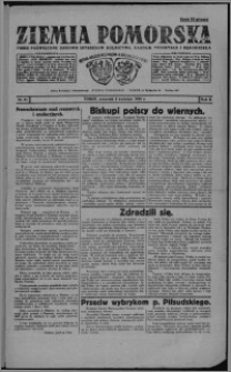 Ziemia Pomorska : pismo poświęcone obronie interesów rolnictwa, handlu, przemysłu i rękodzieła 1926.04.08, R. 2, nr 41