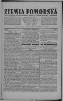 Ziemia Pomorska : pismo poświęcone obronie interesów rolnictwa, handlu, przemysłu i rękodzieła 1926.04.10, R. 2, nr 42