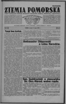 Ziemia Pomorska : pismo poświęcone obronie interesów rolnictwa, handlu, przemysłu i rękodzieła 1926.05.11, R. 2, nr 54