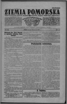 Ziemia Pomorska : pismo poświęcone obronie interesów rolnictwa, handlu, przemysłu i rękodzieła 1926.06.29, R. 2, nr 74