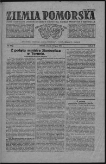 Ziemia Pomorska : pismo poświęcone obronie interesów rolnictwa, handlu, przemysłu i rękodzieła 1926.07.13, R. 2, nr 80