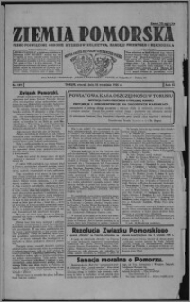 Ziemia Pomorska : pismo poświęcone obronie interesów rolnictwa, handlu, przemysłu i rękodzieła 1926.09.14, R. 2, nr 107