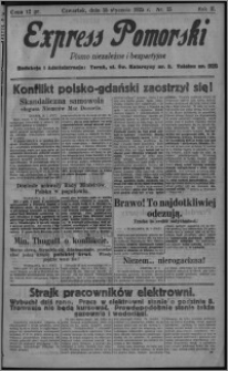 Express Pomorski : pismo niezależne i bezpartyjne 1925.01.15, R. 2, nr 15