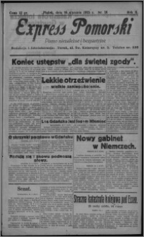Express Pomorski : pismo niezależne i bezpartyjne 1925.01.16, R. 2, nr 16