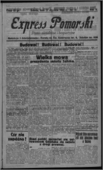 Express Pomorski : pismo niezależne i bezpartyjne 1925.01.17, R. 2, nr 17