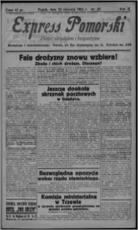 Express Pomorski : pismo niezależne i bezpartyjne 1925.01.23, R. 2, nr 23