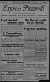 Express Pomorski : pismo niezależne i bezpartyjne 1925.01.27, R. 2, nr 27