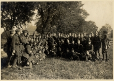 Czesław Bartkowiak wśród żołnierzy podczas pełnienia służby wojskowej w czasie 11.08.1930-16.09.1931 r.
