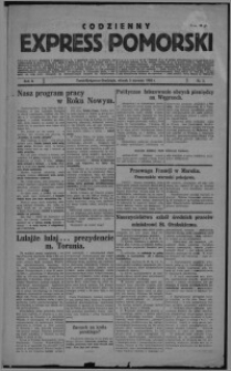 Codzienny Express Pomorski 1926.01.05, R. 2, nr 3