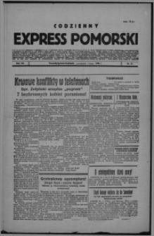 Codzienny Express Pomorski 1926.02.01, R. 7 [i.e. 2], nr 29