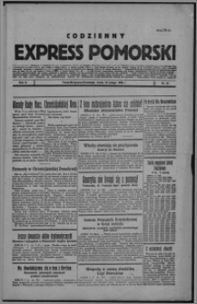 Codzienny Express Pomorski 1926.02.10, R. 2, nr 37