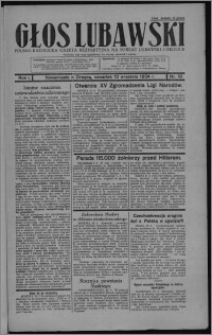 Głos Lubawski : polsko-katolicka gazeta bezpartyjna na powiat lubawski i okolice 1934.09.13, R. 1, nr 19