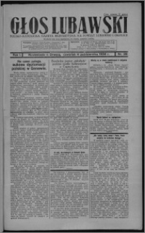 Głos Lubawski : polsko-katolicka gazeta bezpartyjna na powiat lubawski i okolice 1934.10.04, R. 1, nr 28